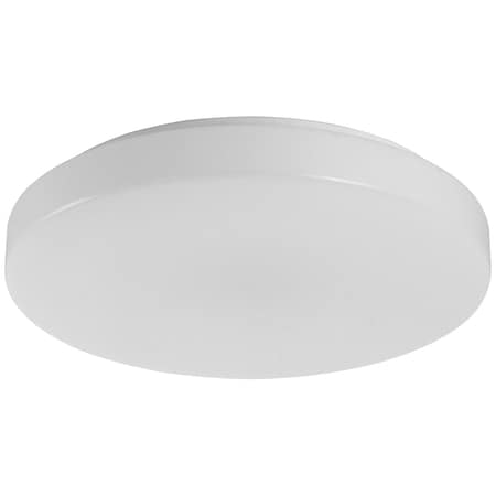 Sunlite 14-in LED Round Drum 16W 100W=, 1120 Lumens 3000K Dimmable White Flush Mount Light Fixture 81212-SU